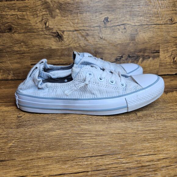 Converse All Stars White Shoreline pull on low top sneakers sz 7 womens - Picture 3 of 11